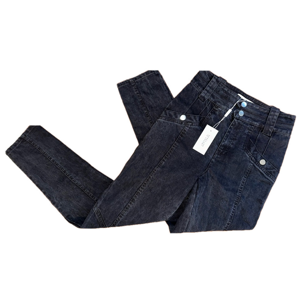 NWT DEREK LAM 10 CROSBY BLACK HIGHRISE JEANS